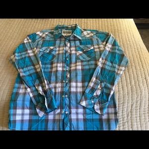 Reclaim Buckle brand snap shirt